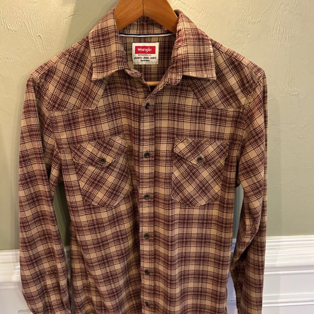 Men's Long Sleeve Wrangler Western Shirt